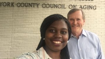 Dr. Cranford with Ke'Asia RH Senior Center