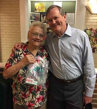 Dr. Cranford with Bertie Lee