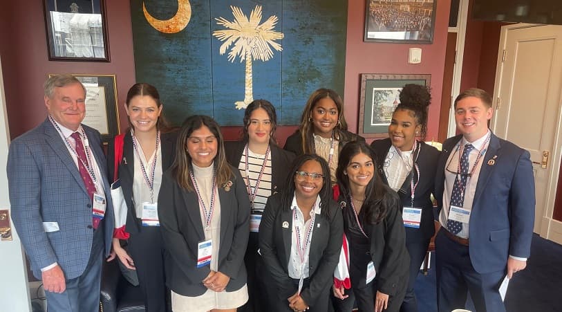 MUSC Dental students with Dr. Bill Cranford