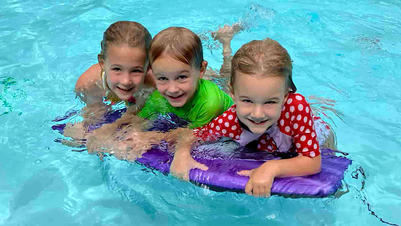 Children swimming in Rock Hill, South Carolina